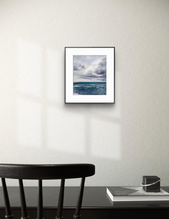 Rainbow over the sea