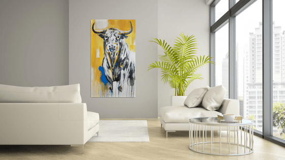 TAURUS #4 – Large Bull portrait