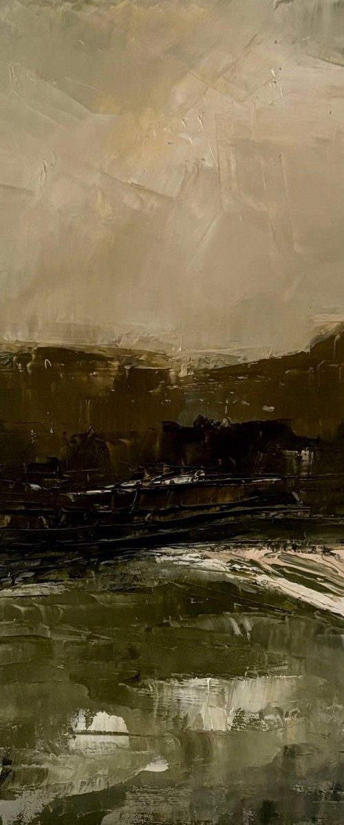 Abstract beach landscape by Daniela Nocito