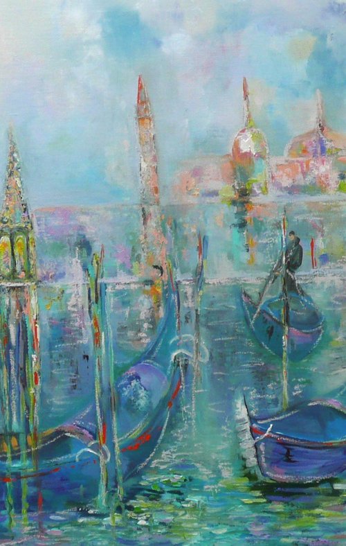 Venetian Gondola 2024 by Lesley Blackburn