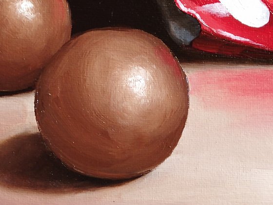 Big Maltesers still life