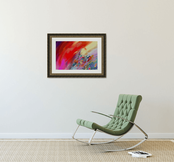 Creative Energy - 24 x 32 image with meaning, on fine art paper