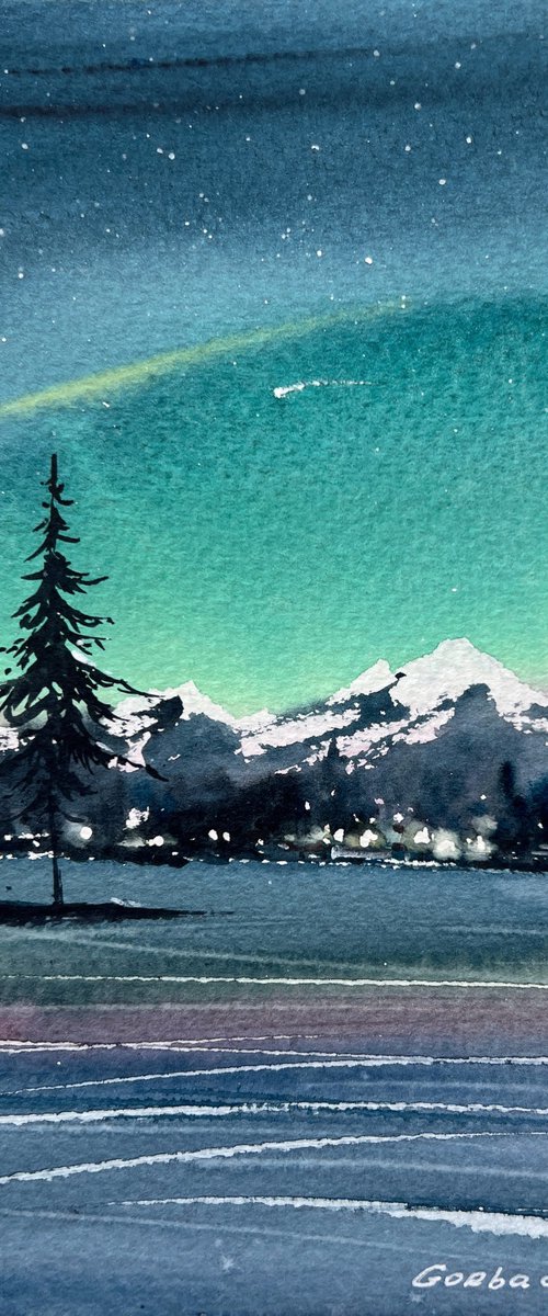 Northern lights #33 by Eugenia Gorbacheva