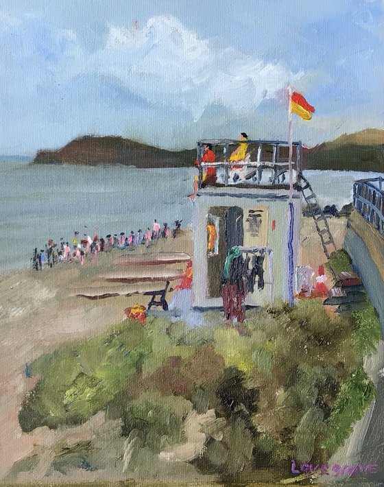 Lifeguards on the beach