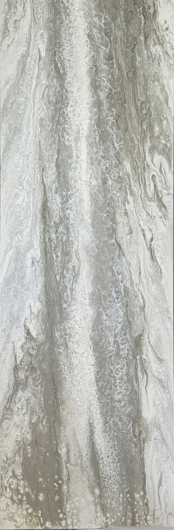 Voile — Neutral Abstract Diptych