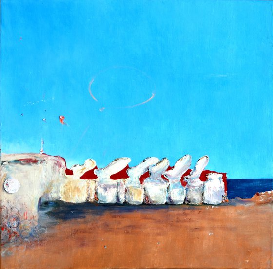 Landscape wtih bones