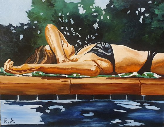 Resting in the sun 40*50