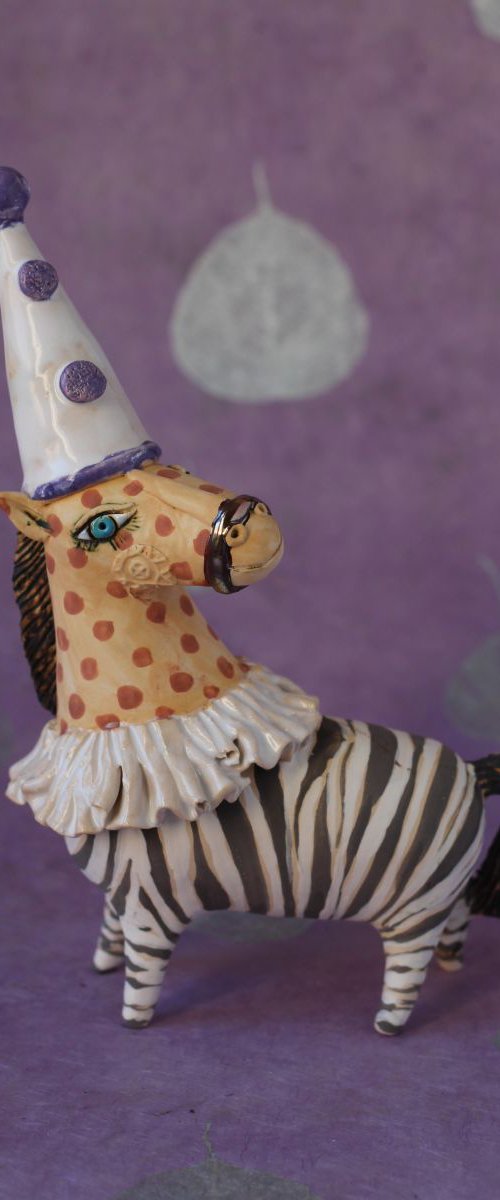 Circus Zebra II. by Elya Yalonetski by Elya Yalonetski
