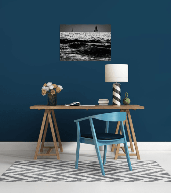 Two Sailboats | Limited Edition Fine Art Print 1 of 10 | 60 x 40 cm