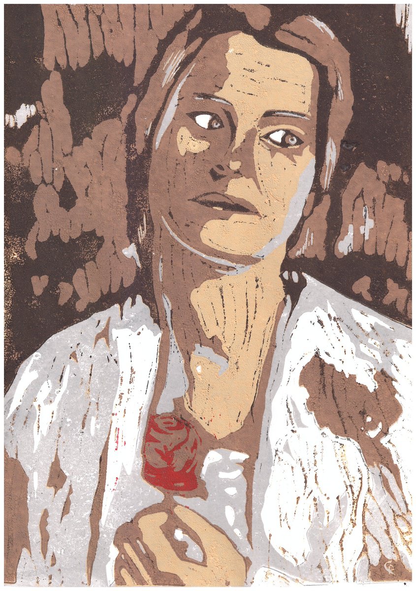 Rilke Modersohn Lino by Reimaennchen - Christian Reimann