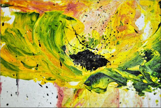 Playing Artist II - Abstract - Acrylic Painting - Canvas Art- Rainbow Colors- Wall Art