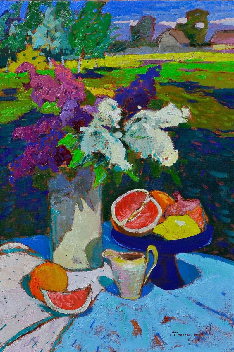 Lilac Tranquility By Alexander Shandor, 20 X 30, Artwork For Sale On Artfinder