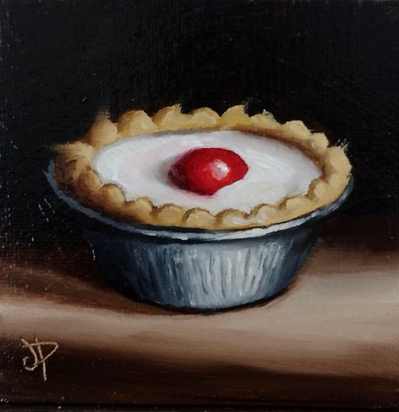 Little Bakewell tart still life