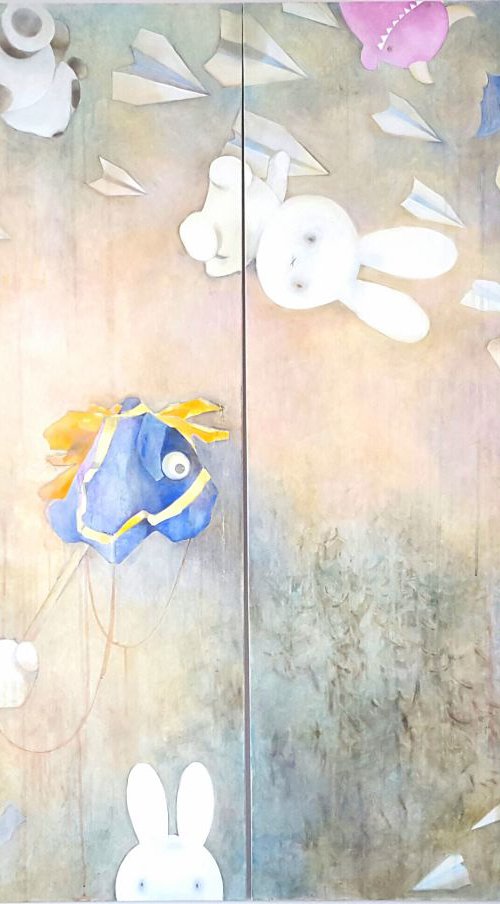 | Adagio | go beyond |  150 x 200 cm by Yuliya  Martynova