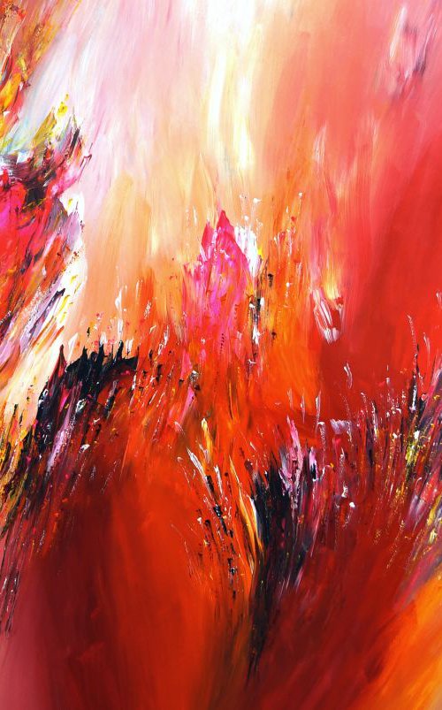 Energetic Red XL 1 by Peter Nottrott