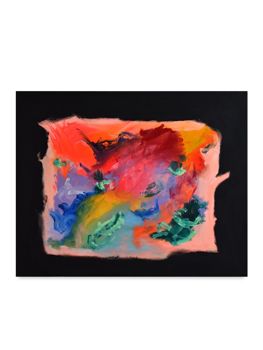 Abstract Acrylic Painting By Sebastian Merk, 39 X 31", Divines Messenger, Original Artwork