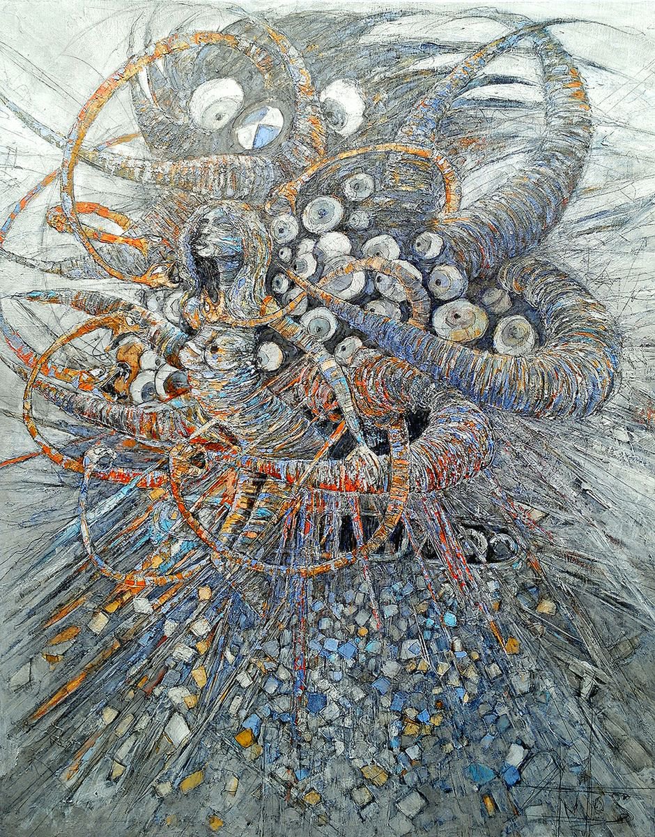 LA BELLE, LA BATE ET LA BM 100X80 by Cantos