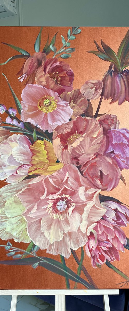 On a copper background by Alexandra Ozerova