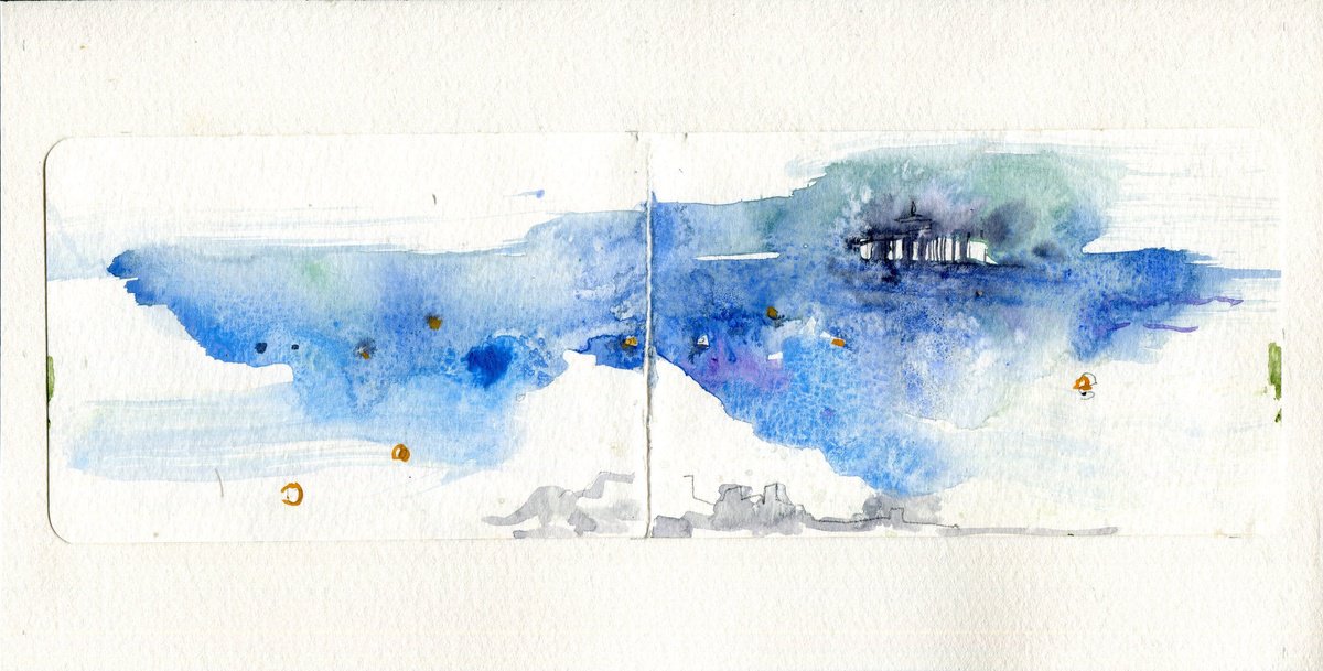 Seascape sketch by Hannah Clark