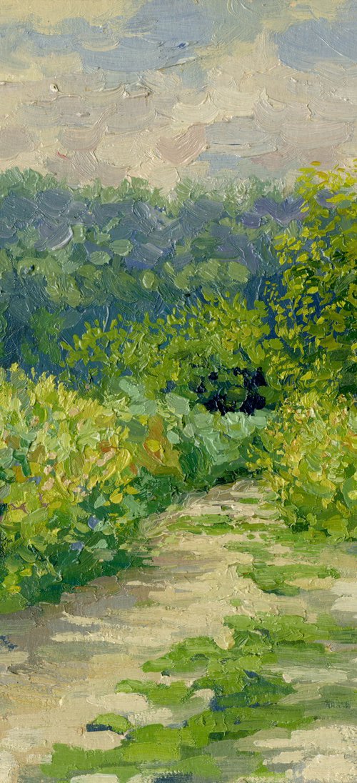 At the path. Noon by Simon Kozhin