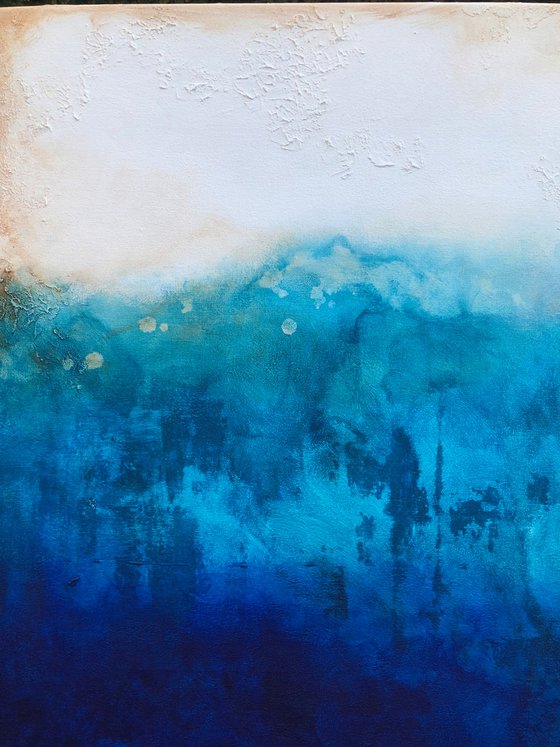 raw intention ofblue (120 x 80 cm) Dee Brown Artworks