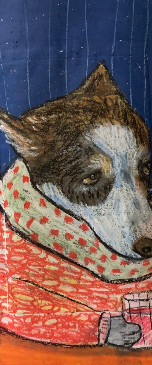 Drinking dog #115 by Pavel Kuragin