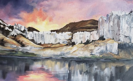 Landscape - River - Sunset - "Dancing on the Water"