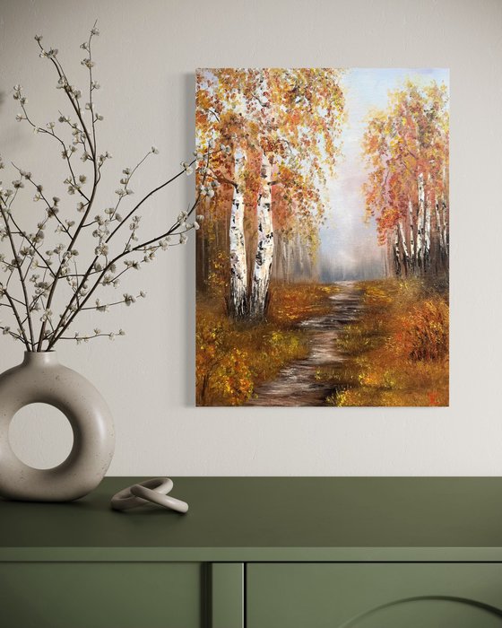 Golden Birches