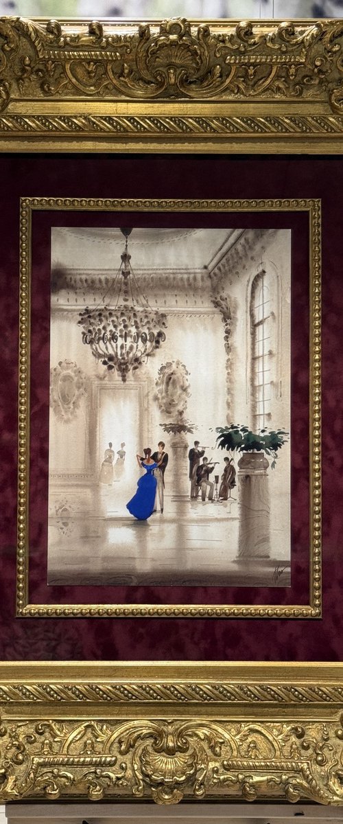 Waltz in Blue by SVETLANA GADJIEVA