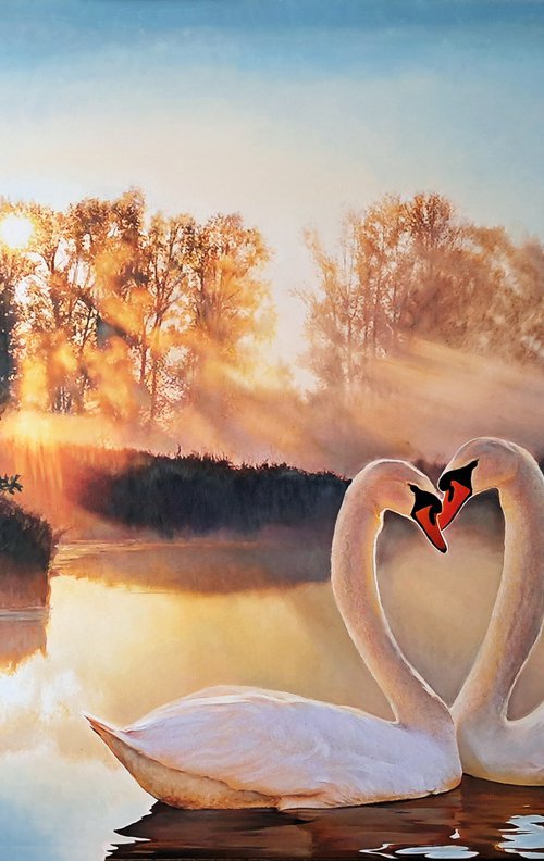DAWN'S WHITE DUET by Tatiana Rezvaya
