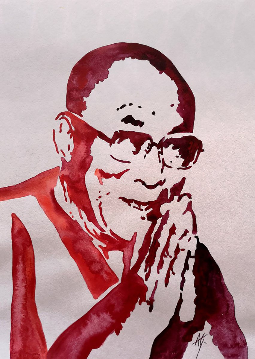 Dalai Lama by Aneta Gajos