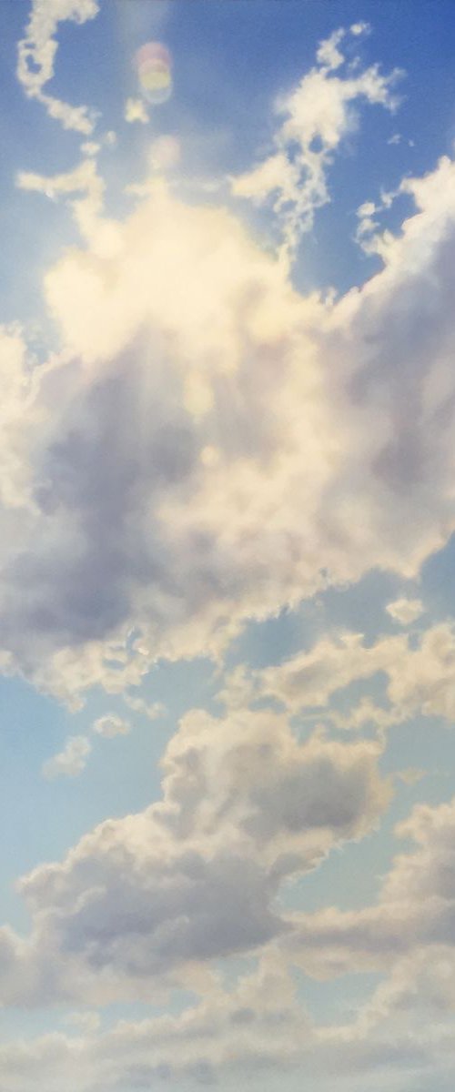Summer Sun with Cloud (86 x 114cm) by David Tracey