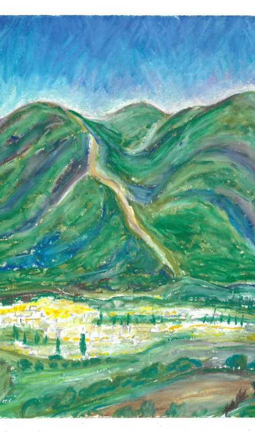 Sierra de Mijas from Coin by Kirsty Wain