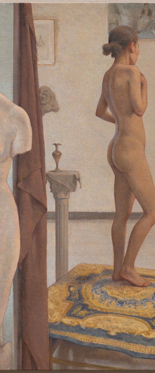 Female Nude in Natural and Artificial Light by RuoShen