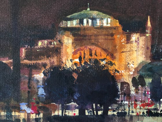 Hagia Sophia at Night