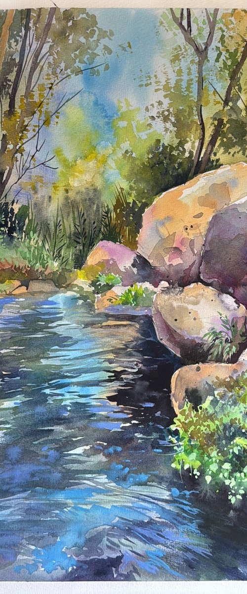 Quiet Waters of Kziv by Maria Kireev