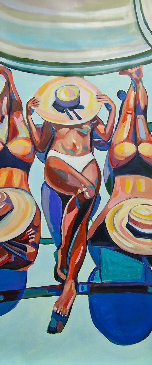 Relaxation / 101 x 72 cm by Alexandra Djokic