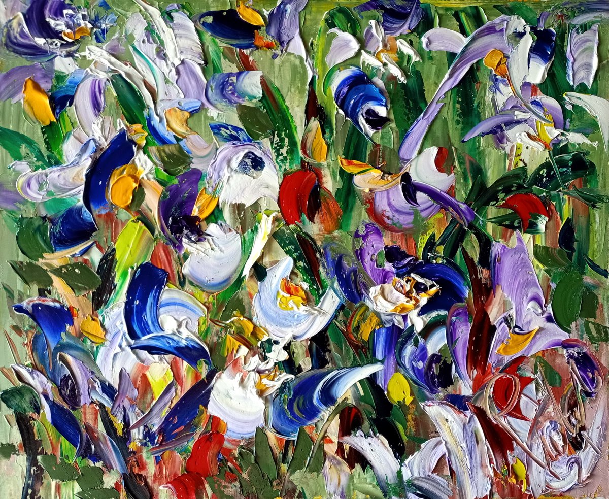 Iris con erba by Antonino Puliafico
