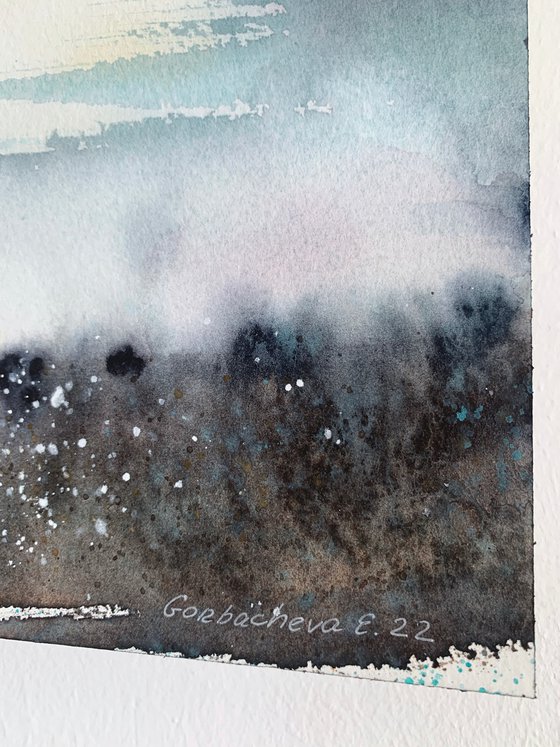 Sea and Silence (Diptych)