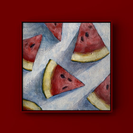 Watermelon.  Fruit abstract 4/4