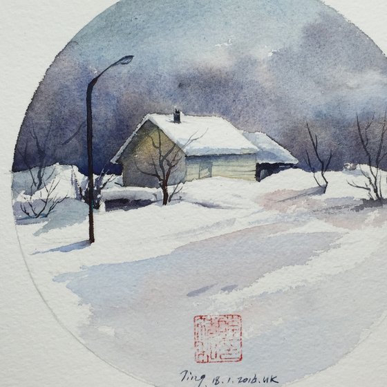 Snowy Cabin 3