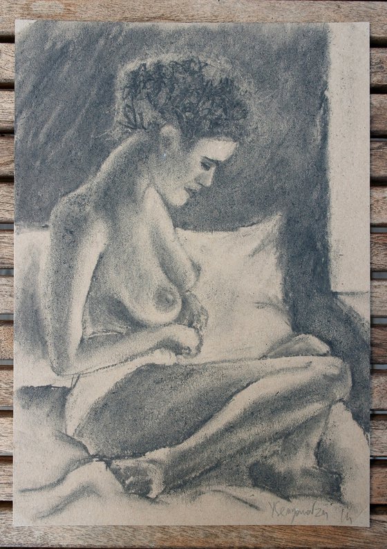 Female Figure 51 Charcoal