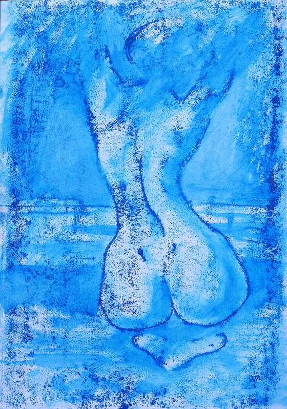 Nude monotype # 18