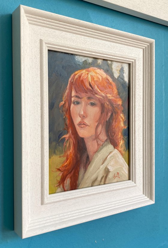 Woman with Red Hair.