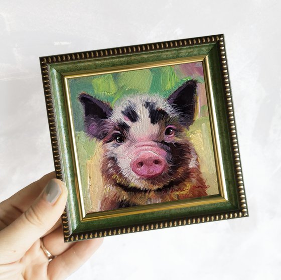 Pig portrait