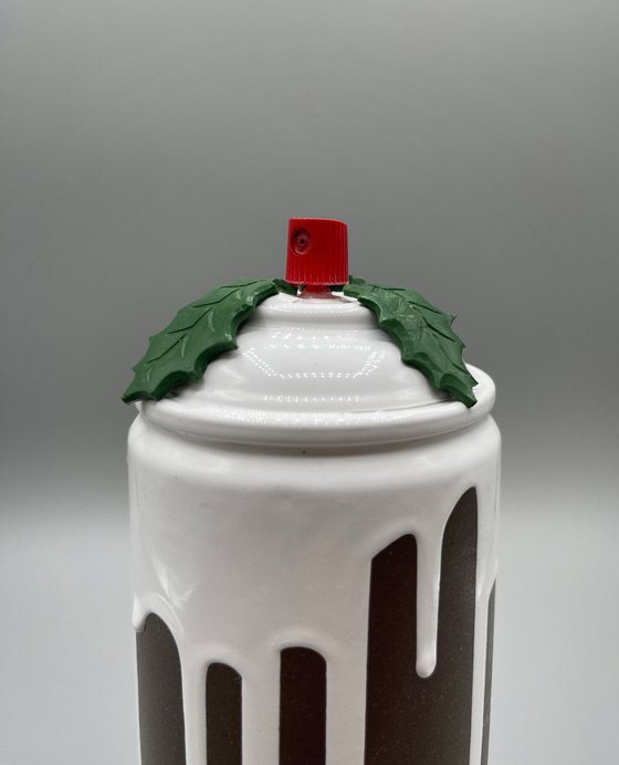 Christmas Pudding Spray Can
