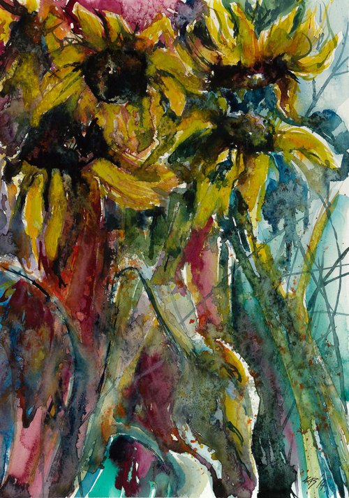 Sunflowers by Kovács Anna Brigitta