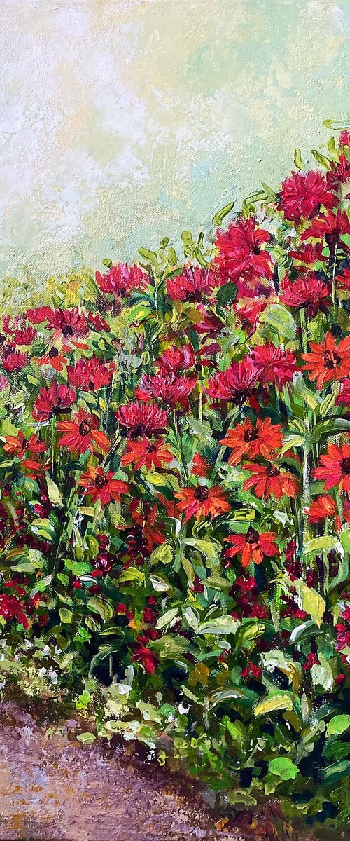 The Red Garden by Colette Baumback