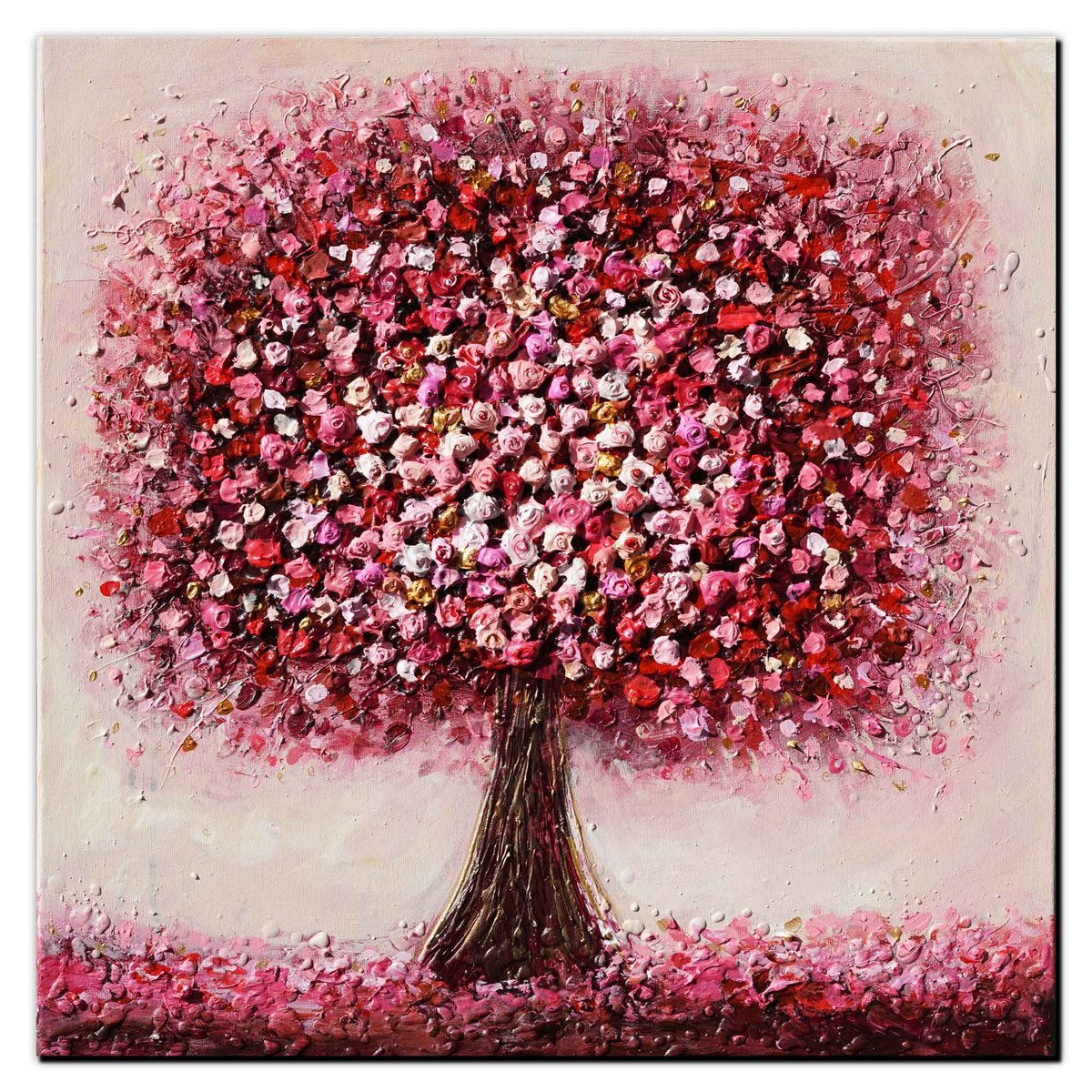  Candy Blossom By Amanda Dagg, 20 X 20, Artwork For Sale On Artfinder
