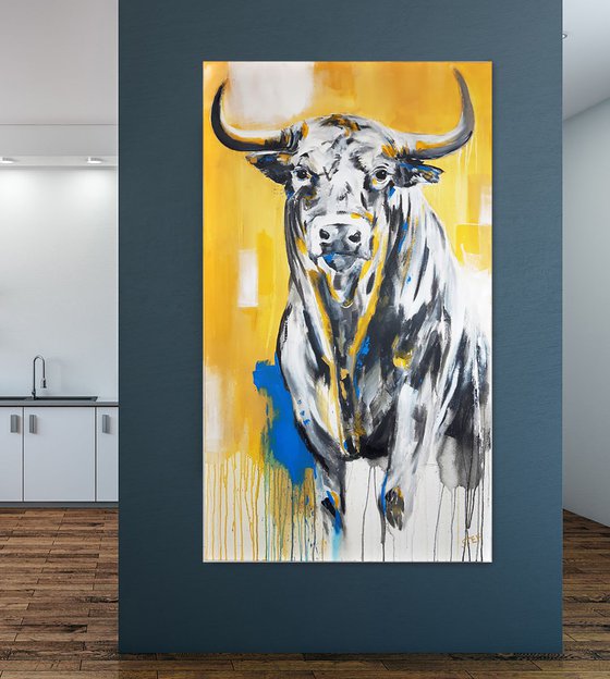 TAURUS #4 – Large Bull portrait